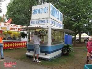 10' Waymatic Shaved Ice Concession Trailer.
