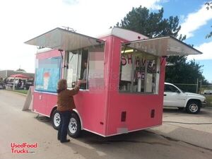 16' Shaved Ice Concession Trailer.