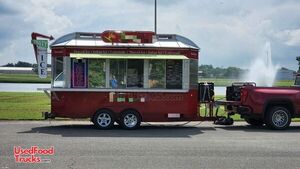 CUTE Retro Diner Style 2014 7' x 14' Food Concession Trailer | Mobile Food Unit.