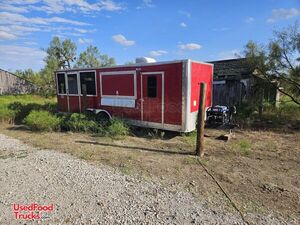 2017 25' Barbecue Food Concession Vending Trailer with Smoker