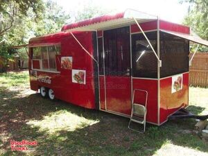 20 x 7 Mobile Kitchen Concession Trailer with Porch