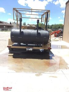 2018 - 8' x 16' Open Barbecue Smoker Trailer / Tailgating Catering Trailer