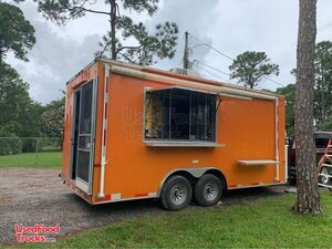 2018 - 8.5' x 18' Food Concession Trailer / Mobile Kitchen with Bathroom