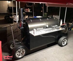 Ready to Grill Open Barbecue Smoker Tailgating Trailer