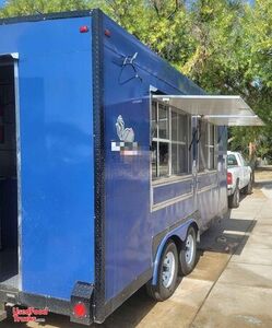 2021 Lightly Used 18' Kitchen Vending Trailer with PyroChem Fire Suppression.