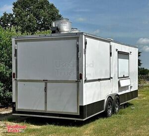 2022 - 8.5' x 20' Barbecue Food Concession Trailer with Smoker
