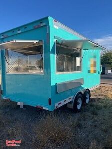 Like New 2020 8' x 16'  Kitchen Food Concession Trailer with Pro-Fire System