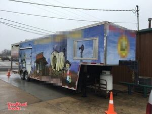 2012 - 8.5' x 39' BBQ Concession Trailer with Porch