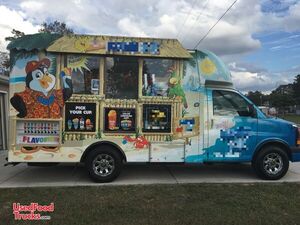 2012 Chevy Shaved Ice Truck.