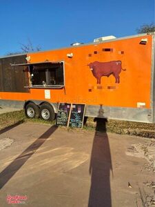 2017 8.5' x 24' Kitchen Food Trailer with Porch | Concession Food Trailer.