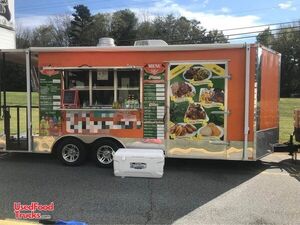 2014 Freedom 8.4' x 19' Inspected Kitchen Food Vending Trailer with Porch.