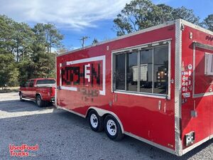 2012 - 8.4' x 21' Kitchen Food Concession Trailer w/  2000 Chevrolet 3500 Truck