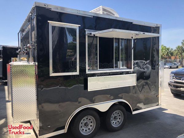 2018 - 8.5' x 12'  Lightly Used Professional Mobile Kitchen Food Concession Trailer