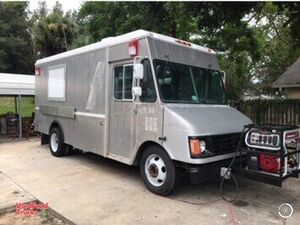 All Aluminum 24' Lightly Used Diesel Step Van Mobile Kitchen Food Truck.
