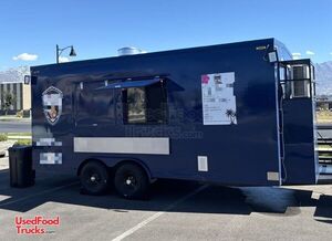 2025 8' x 18' Kitchen Food Concession Trailer with Pro Fire System