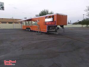 NEW 2019 8.5' x 53' Never Used Kitchen Trailer w/ 3 Workstations + 2 Bathrooms.