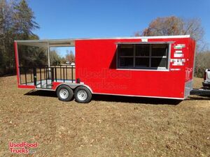 2022 8.5' x 24' Food Concession Trailer with 10' Porch | Mobile Food Unit