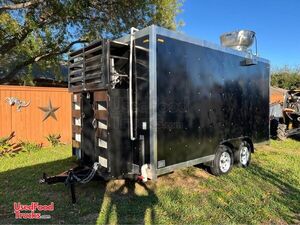 Registered 2022 - 8' x 14' Kitchen Food Concession Trailer with Pro Fire System
