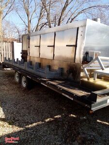 BEWLEY Model 110 - 2007 16' BBQ Smoker Trailer Barbeque Pit Smoker Trailer