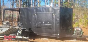 Like New - 2022 8.5' x 14' Kitchen Food Trailer with Fire Suppression System