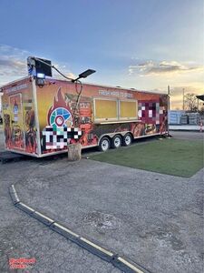 2023 - 30' Kitchen Food Concession Trailer with Pro Fire System