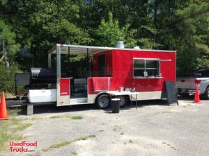 2014 - 8' x 20' BBQ Concession Trailer with Porch