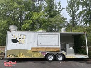 2012 9' x 28' Barbecue Concession Trailer with Porch / Mobile BBQ Rig.