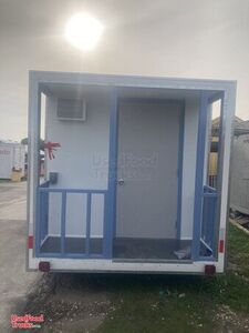Never Used Basic Concession Trailer with a Small Porch / Empty Vending Unit