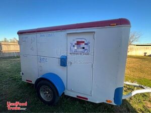 Used - Insulated Concession Trailer Cute Mobile Street Vending Unit