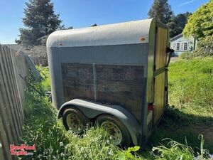 Vintage - 1940 4.5' x 9' Horse Trailer Concession Conversion | DIY Trailer