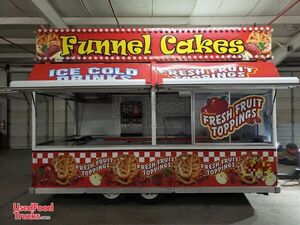 Fully Functional 5' x 18' Century Industries Funnel Cake Concession Trailer.