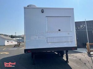 Fully-Loaded and Lightly Used Kitchen Food Concession Trailer with Deck + Pro-Fire