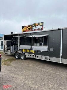2017 -8.5 x 28 Freedom Mobile Kitchen Concession Trailer w/ Optional BBQ Smoker.