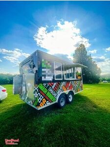 Fully Equipped 2023 Kitchen Food Concession Trailer with Pro-Fire System