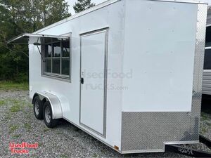Brand New Ready to Outfit 2022 - 7' x 16' Empty Food Concession Trailer.