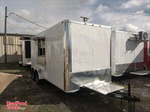 LIKE NEW- Ready To Go 7.5' x 16' Mobile Kitchen Unit / New Food Concession Trailer