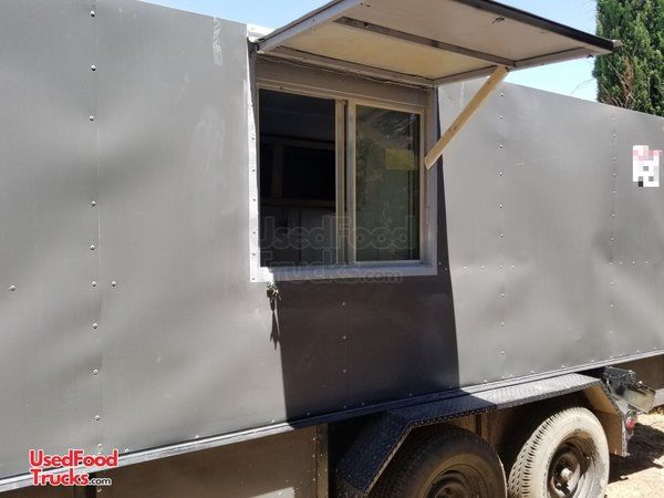 Used 2005 9' x 16' Mobile Kitchen Unit / Ready to Go Food Concession Trailer.