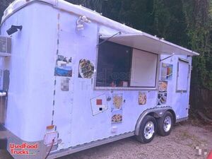 Spacious Street Food Concession Trailer / Used Mobile Kitchen