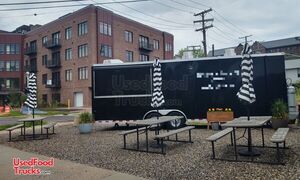 Like New 2021 Worldwide 8.5' x 26' Kitchen Food Trailer with Pro-Fire.