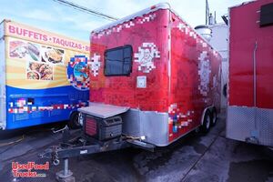 Permitted - 2020 8' x 16' Kitchen Food Concession Trailer with Pro-Fire Suppression