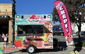 2022 14' Crepe & Dessert Food Concession Trailer with HCD Insignia