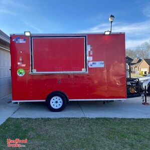 Turnkey 2019 - 8' x 12.5' Mobile Food Concession Trailer.