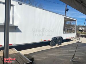Like-New - 2022 8' x 26' Barbecue Food Concession Trailer with 10' Porch