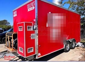 2018 - 8.5' x 16' Kitchen Food Concession Trailer with Pro-Fire