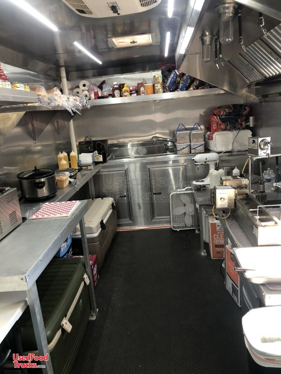 2021 8' x 18' Freedom Mini Donut Concession Trailer w/ ProFire System
