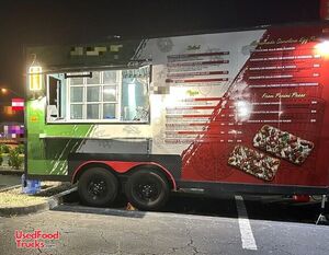 2022 8.5' x 16' Kitchen Food Concession Trailer with Pro Fire System