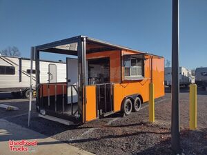 2022 - 8.5' x 24' Spartan Kitchen Food Concession Trailer with 7' Open Porch.