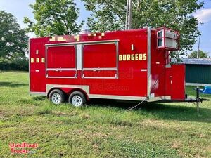 Like New 2021-  8' x 20' Barbecue Food Concession Trailer with Smoker.