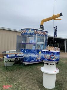 Turnkey Business - 2013 5' x 8' Snowie Shaved Ice Trailer w/ Flavor Station Concession Trailer
