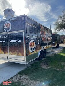 Fully-Loaded Like New 8.5' x 20' Mobile Barbecue and Kitchen Food Trailer.